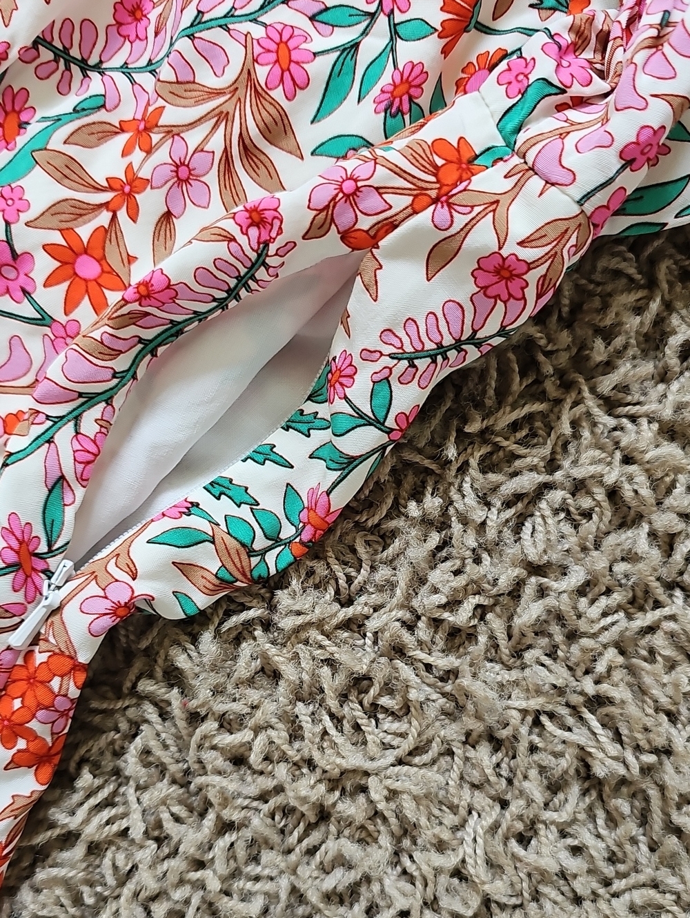 NWOT BODEN Floral Godet Tea Dress Maxi V-Neck Fit & Flare 20 - 22 - Picture 8 of 15